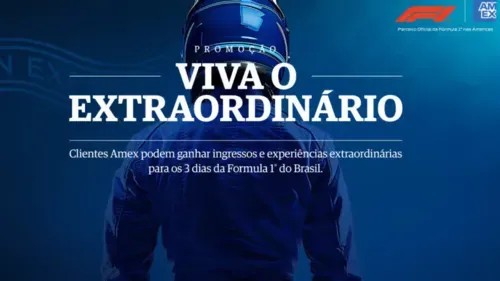 Promoção Viva o Extraordinário com a American Express e Fórmula 1 - Paddock Club | Grand Prix Club | GrandStand