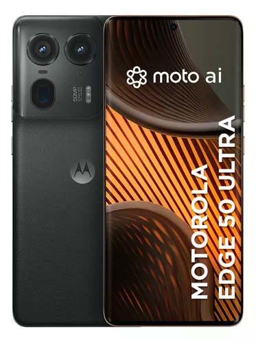 Smartphone Motorola Edge 50 Ultra 5G - 512GB 24GB Ram Boost 50MP Ultra-Pixel AI Camera IP68 NFC - Black