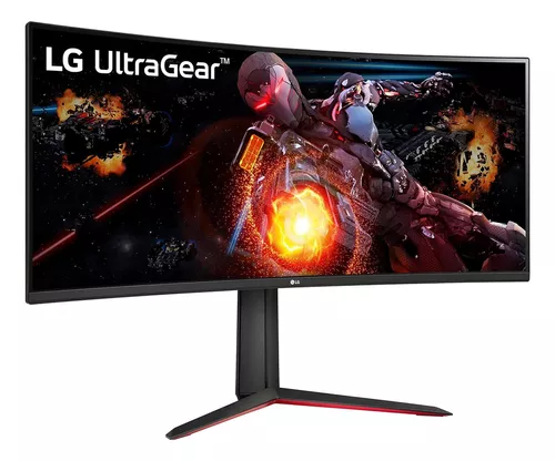 Monitor curvo para jogadores LG Ultragear de 34 polegadas Qhd Freesync 160 hz