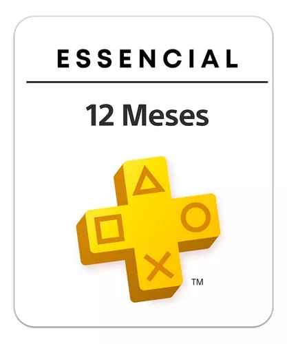 Gift Card Assinatura PS Plus Essencial 12 Meses