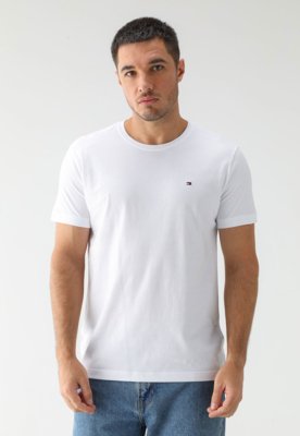 Camiseta Tommy Hilfiger Reta Icon Branca