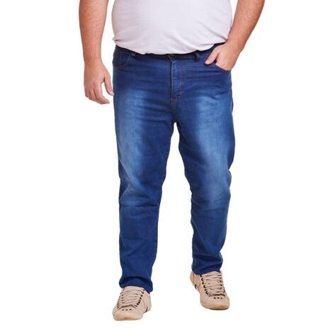 Calça Jeans e Sarja Masculina Skinny Plus Size