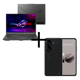 Notebook Gamer ROG Strix G16 G614JU-N3367 Eclipse Gray + Smartphone ASUS Zenfone 10 8GB/ 256GB Midnight Black