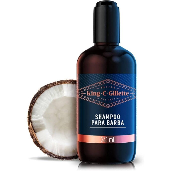 Shampoo King C. Gillette para Barba 241ml