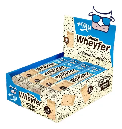 Choco Wheyfer Mais Mu 25g Com 12 Unidades Sabor Cookies