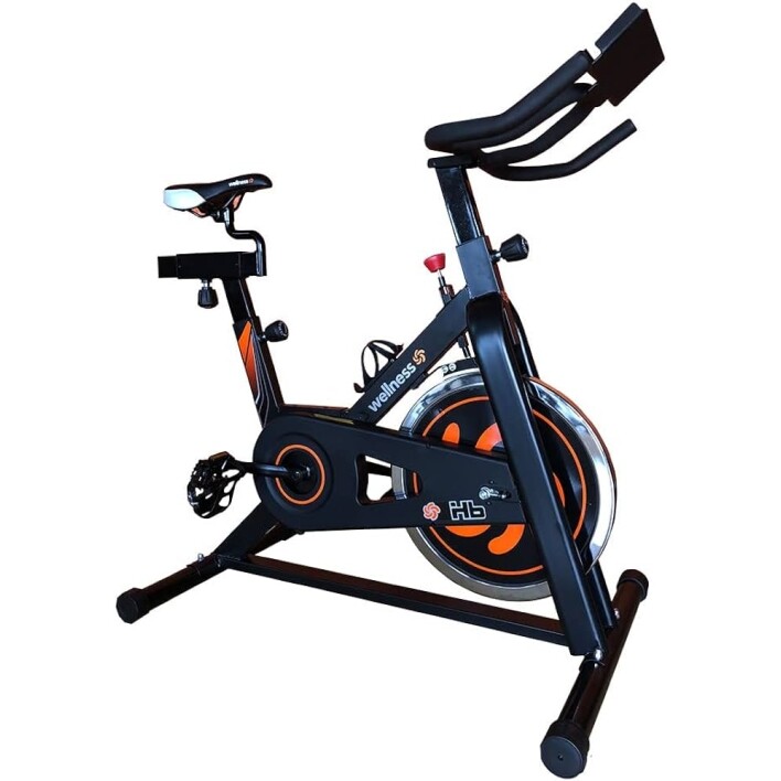 Multilaser Bike Spinning Hb Painel Res Mecânica Roda 9kg Uso Residencial Wellness GY047 Preto