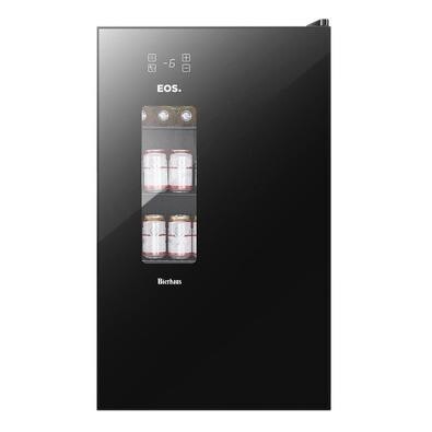 Cervejeira EOS Bierhaus 100L Black Glass Frost Free - ECE120