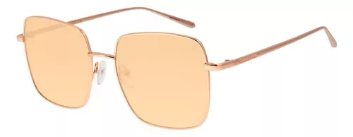 Óculos De Sol Feminino Color Match Banhado A Ouro Rosé - Chilli Beans