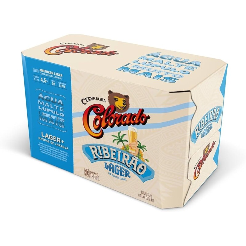 Pack de Cerveja Colorado Lager Lata 350ml 8 Unidades