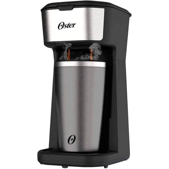 Cafeteira 2Day Oster Ocaf200 2 em 1 com Copo Térmico Inox - 220V