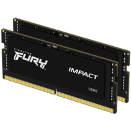 Memória RAM Kingston Fury Impact 64GB (2x32GB) 5600MHz DDR5 CL40 para Notebook Gamer - KF556S40IBK2-64
