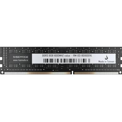 Memória RAM Rise Mode Value 8GB 1600MHz DDR3L CL11 - RM-D3-8G1600VL