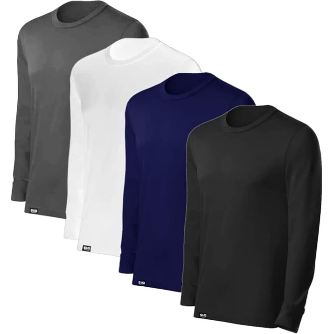 Kit 4 Camisetas Proteção UV Masculina UV50+ Secagem Rápida Cores