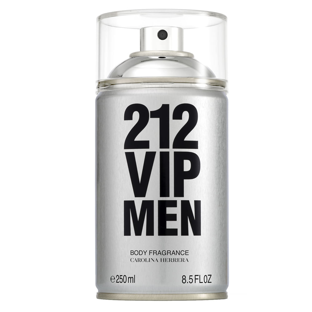 Body Spray Carolina Herrera 212 Vip Men - 250ml