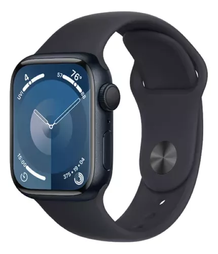 Apple Watch Series 9 GPS 41mm de Alumínio Pulseira Esportiva - Meia-Noite