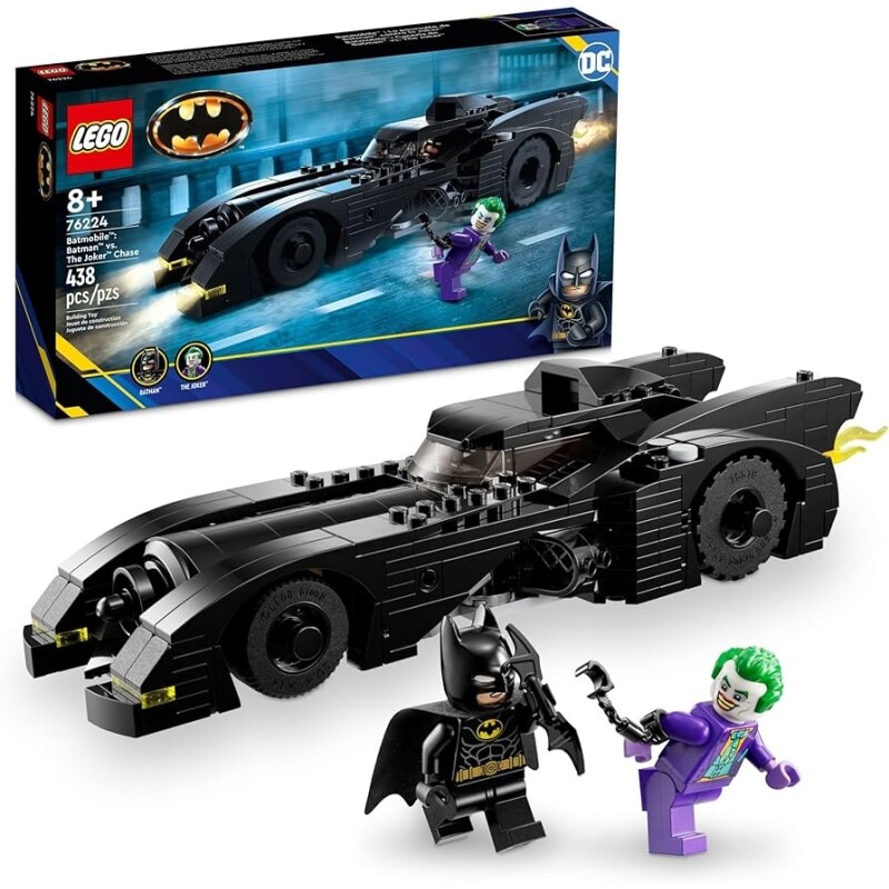 LEGO Set Super Heroes DC 76224 Batmobile Perseguição de Batman vs J - 438 peças