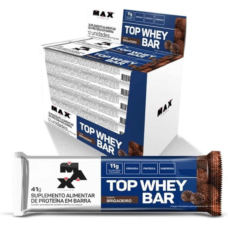 Barra de Proteína Top Whey Bar Max Titanium - 41g