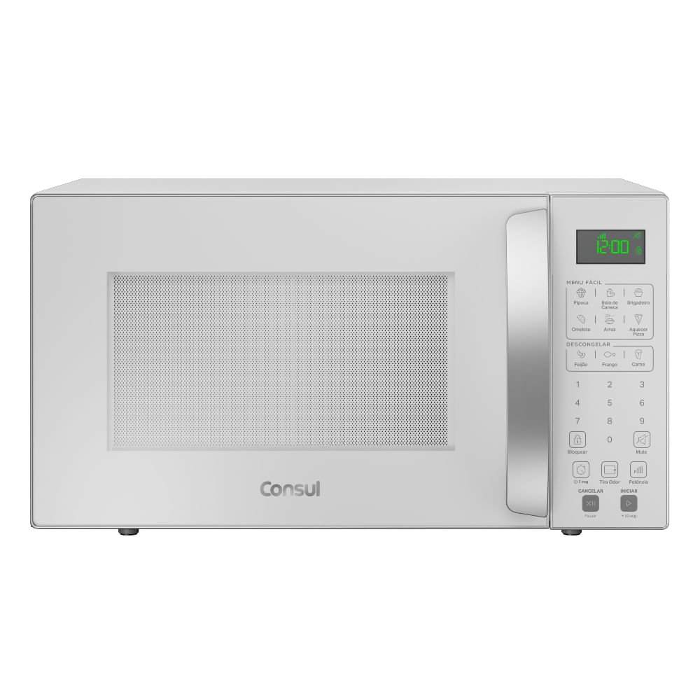 (Com Cashback Consul) Micro-ondas Consul 32L Branco com Menu Fácil - CMS46Ab 110V