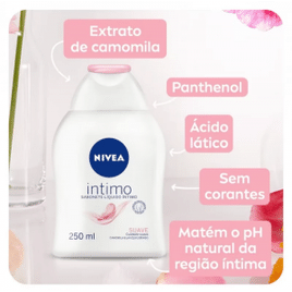 Sabonete Líquido Íntimo NIVEA Suave 250ml