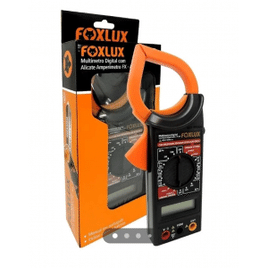 Multímetro Amperímetro Alicate Digital Foxlux