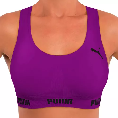 Top Puma Original Feminino Alta Sustentação Academia Fitness