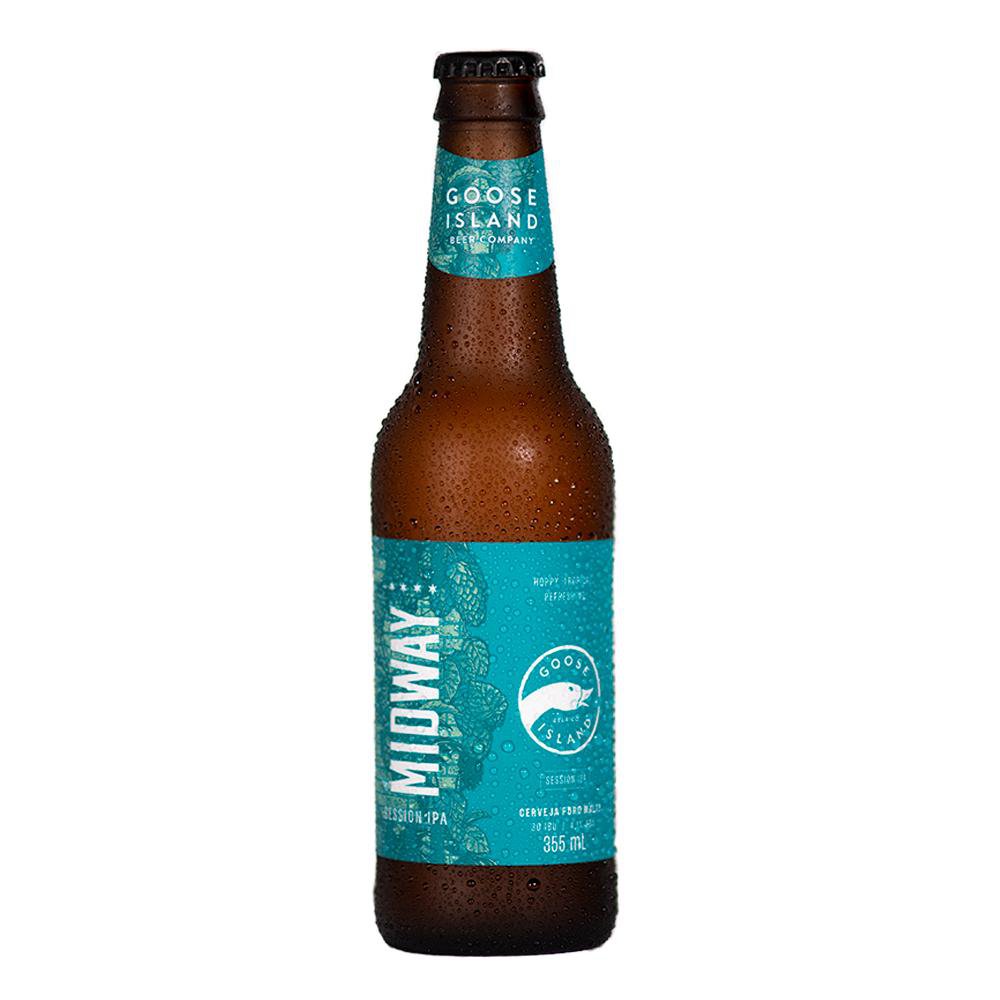 Cerveja Goose Island Midway Session IPA Long Neck 355ml (Levando 2)