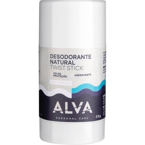 Desodorante Natural Twist Sem Perfume 55g - Alva