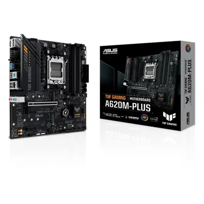 Placa Mãe Asus TUF GAMING A620M-PLUS, AMD AM5, mATX, DDR5 - 90MB1EZ0-M0EAY0