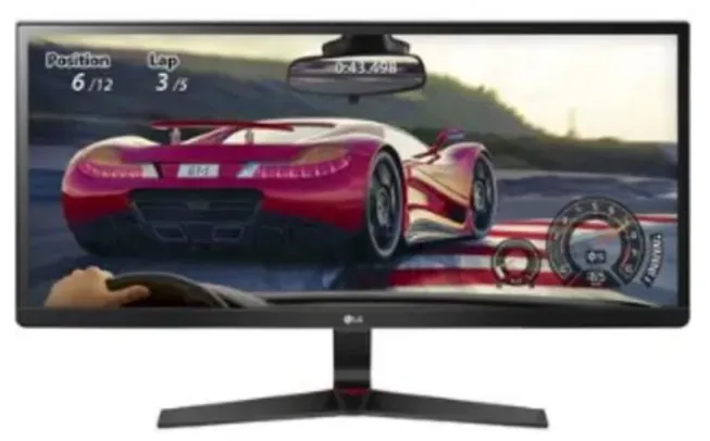 Monitor Gamer LG 29' IPS, Ultra Wide, 75 Hz, Full HD, FreeSync, 99% sRGB, HDMI/DisplayPort, VESA - 29UM69G-B