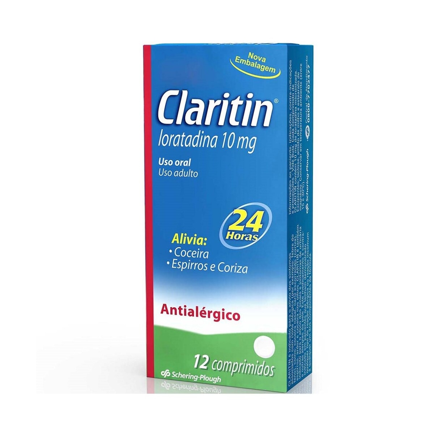 Claritin 10mg 12 Comprimidos