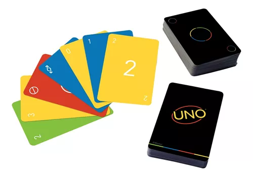 Jogo Uno Minimalista Mattel Black