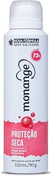 [Compre 4 e pague 3] Monange Desodorante Aerossol Antitranspirante 150Ml