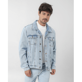 Jaqueta Jeans Masculina Denim Médio - Jeans Claro