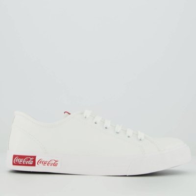 Tênis Coca Cola Blend Basic Town Branco