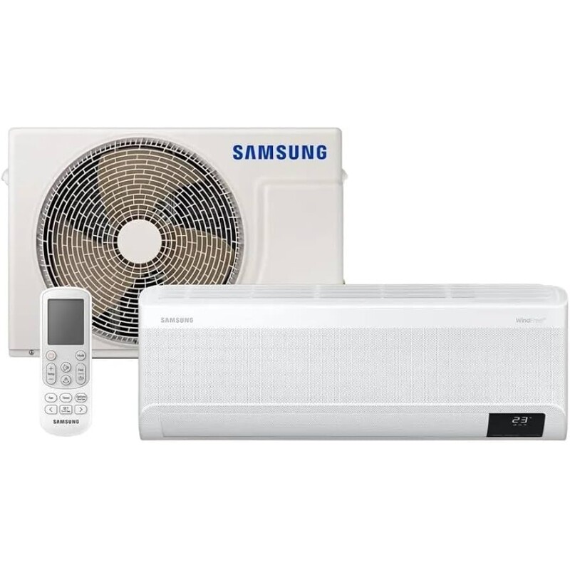 Ar Condicionado Split Inverter Samsung WindFree Sem Vento Connect 12.000 BTUs Frio 220V - AR12CVFAMWKNAZ