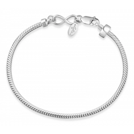 Pulseira Life Infinito em Prata 925