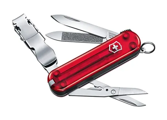 Canivete Victorinox NailClip 580, Vermelho, 8 funções