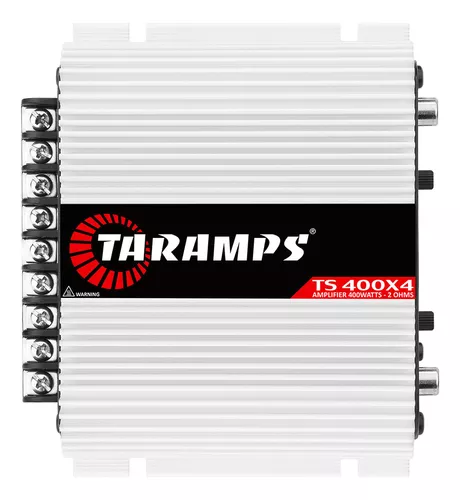 Modulo Taramps Ts400x4 400w 2 Ohms Rca Ts 400x4 4 Canais 100w Amplificador 400rms T400 4 Canais Potencia Taramps Som Par