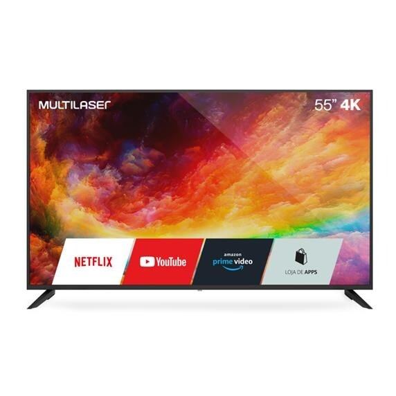 Smart TV 55'' 4k Wifi Integrado Multilaser - TL025M