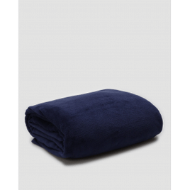 Manta Casal Fleece Iron Azul