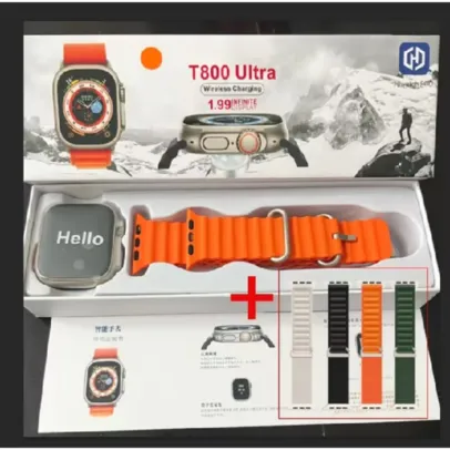 2023 Nova Série 8 Relógio Ultra Smart Watch Esportivo Sem Fio À Prova D'água T800