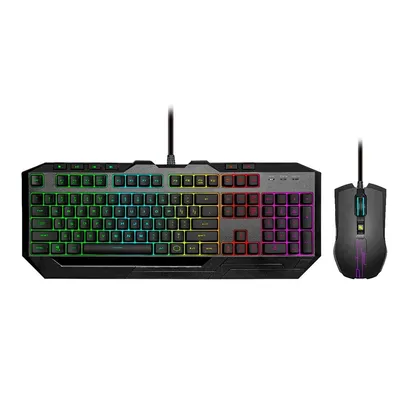 [App] Kit Teclado e Mouse Gamer Cooler Master Devastador 3, RGB, 4800 DPI, ABNT2, SGB-3000-KKMF4-BR