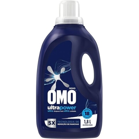 Lava-Roupas Líquido Omo Ultra Power - 1,8L