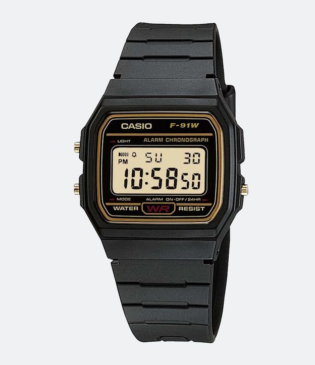 Relógio Masculino Casio Digital Vintage F-91WG-9QDF