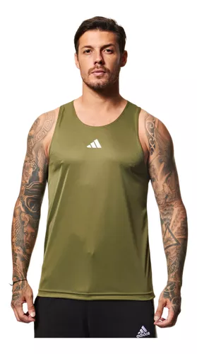 Camisa Regata Masculino Treino Básica Adidas