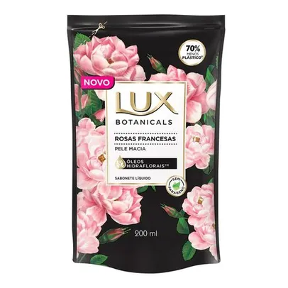 Leve 3 Pague 2 - Sabonete Líquido Lux Botanicals Rosas Francesas Refil 200ml