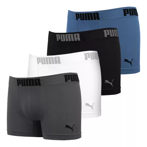 Kit 4 Cuecas Boxer Puma Masculina Box Sem Costura Original