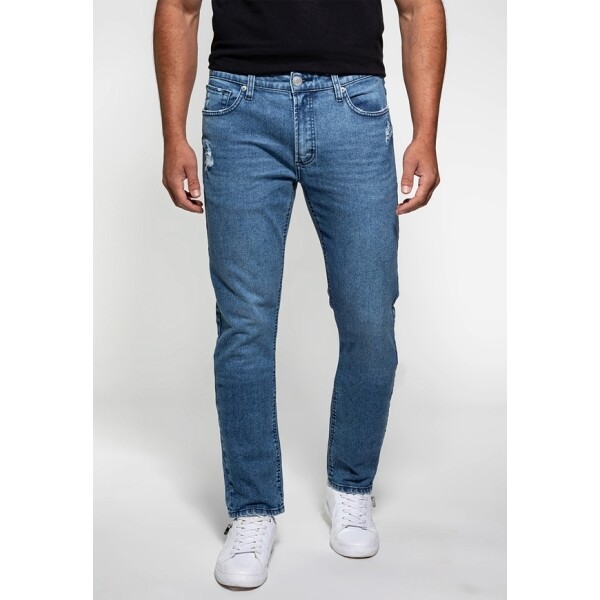 Calça Jeans Slim Straight Guess - M223SLMDW889