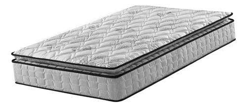 Colchão Espuma Solteiro Pillow Top D33 Hanover One - 88x188