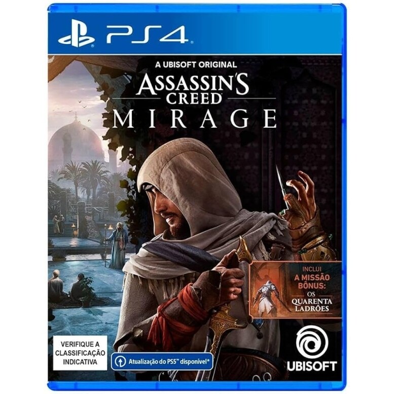 Jogo Assassin’s Creed Mirage - PS4